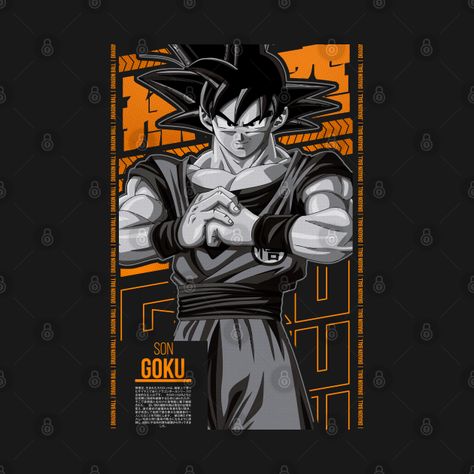 Goku T Shirt Design, Goku Tshirt Designs, Goku Design, Genjo Sanzo, Saiyuki Reload, Men's Tshirt Design, Goku T Shirt, Anime Rapper, T Shirt Logo Design