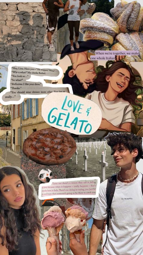 LOVE AND GELATO #LenaandRen #books #romance #Italy #gelato #soccer #moped #yanovel #florence #jennaevanswelch Love And Gelato Book, Love Gelato, Love And Gelato, Books Romance, Ya Novels, Im In Love, Book Aesthetic, Gelato, Book Recommendations