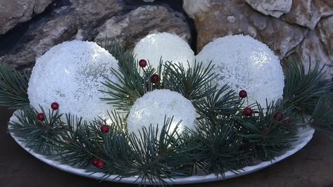 Glowing Snowballs | Hometalk Christmas Church, Holiday Dog, Frosty The Snowman, Winter Wonderland Christmas, Frosty The Snowmen, Diy Activities, Rescue Dog, The Snowman, Dog Rescue