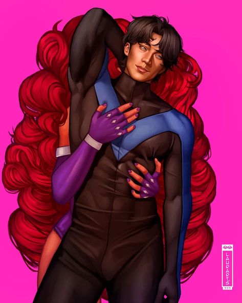 Laurart's | We all understand you Starfire 😔 #dickkory #dickgrayson #starfire #starfirefanart #nightwing #asanoturna #dccomics #dc #batfamily… | Instagram Dc Batfamily, Nighwing, Starfire Comics, Starfire Dc, Christina Lorre, Teen Titans Love, Teen Titans Starfire, Nightwing And Starfire, Original Teen Titans