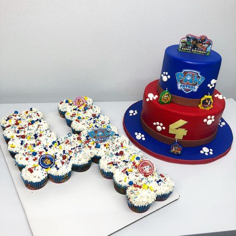 “Taste Your Imagination” on Instagram: “No job too big, no cakes too small! 🤪PAW PATROL 🐾 🐶 Perfect duo for a Paw Patrol birthday! TAG someone who would love this cake! • • •…” Birthday Tag, Birthday 4, Paw Patrol Cake, Cake Boxes, Paw Patrol Birthday Party, Patrol Party, Paw Patrol Party, Paw Patrol Birthday, Cute Birthday Cakes