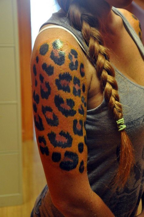 leopard print sleeve tattoo  - 30  Cheetah and Leopard Print Tattoos for Women  <3 <3 Easy Half Sleeve Tattoos, Leopard Print Tattoo, Animal Print Tattoo, Half Sleeve Tattoo Template, Cheetah Print Tattoos, Leopard Print Tattoos, Cheetah Tattoo, Leopard Tattoos, Female Sleeve