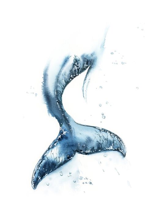 Sea Animal Art, Whale Watercolor, Whale Art Print, Whale Wall Art, Whale Painting, Watercolor Whale, Nautical Wall Decor, Whale Art, Typography Art Print