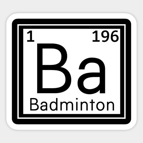 Badminton players love playing badminton in a badminton team. This funny gift is for awesome badminton fans that love to wear a badminton jersey on their birthday. -- Choose from our vast selection of stickers to match with your favorite design to make the perfect customized sticker/decal. Perfect to put on water bottles, laptops, hard hats, and car windows. Everything from favorite TV show stickers to funny stickers. For men, women, boys, and girls. Badminton Stickers, Shuttle Badminton, Badminton Aesthetic, Badminton Funny, Badminton Team, Badminton Photos, Custom Hard Hats, Playing Badminton, Badminton Jersey