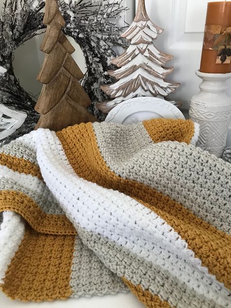 Rustic Baby Blankets, Mustard Crochet, Boho Baby Blanket, Boho Baby Blankets, Rustic Baby Nurseries, Neutral Baby Blankets, Gender Neutral Baby Blanket, Striped Baby Blanket, Newborn Blankets