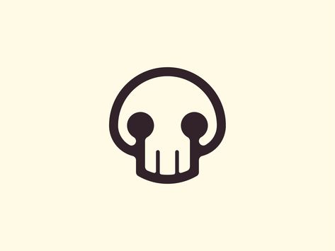 Skull symbol ! by Nour Oumousse Skull Symbol, Skull Icon, Skull Illustration, Skull Logo, Affinity Designer, A Skull, Skull And Bones, Skull Art, Typography Design