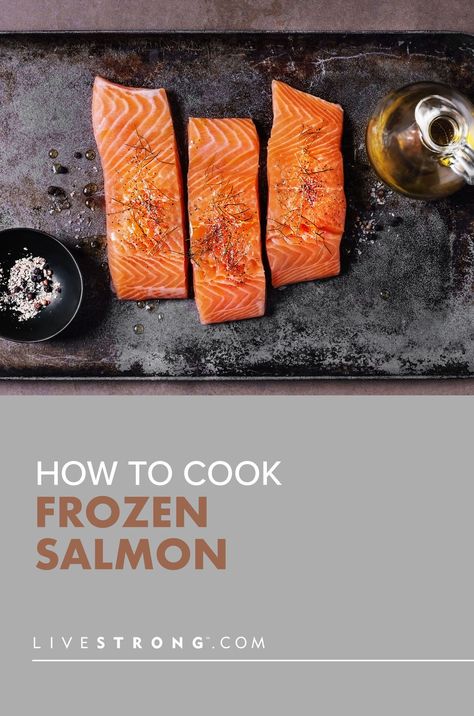 Healthy Dinner Plans, Air Fryer Frozen Salmon, Bake Frozen Salmon, Pink Salmon Recipes, Salmon On The Stove, Frozen Salmon Recipe, Cook Frozen Salmon, Salmon In The Oven, Fresh Fish Recipes