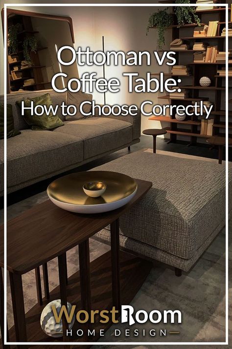 Ottoman vs Coffee Table: How to Choose Correctly Ottoman With Coffee Table, Sofa Ottoman Coffee Table, Living Rooms With Ottomans, Sectional With Ottoman And Coffee Table, Sofa With Ottoman And Coffee Table, Multiple Coffee Tables In Living Room, Ottoman Or Coffee Table, Ottoman Placement Living Room, Ottoman And Coffee Table Layout