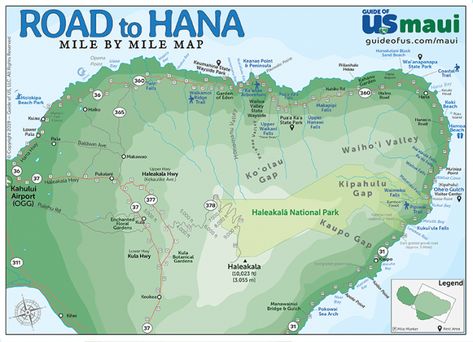 Road to Hana Map Road To Hana Map, Kauai Map, Hana Maui Hawaii, Maui Map, Hana Hawaii, Maui Tours, Hawaii Guide, Hana Highway, Hana Maui