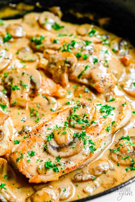 Chicken Marcella Recipes Easy, Chicken Mushroom Marsala Recipes, Chicken Marsala For A Large Crowd, Chicken Marcella Recipes, Chicken Marsala Casserole, Marsala Sauce Recipe, Chicken Marsala Sauce, Easy Chicken Marsala Recipe, Easy Chicken Marsala