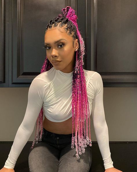 Ombre Braids, Box Braids Hairstyles For Black Women, Braids Hairstyles Pictures, Cute Box Braids Hairstyles, I Call You, Easy Braids, Braided Hairstyles For Black Women, Baddie Hairstyles, Box Braids Hairstyles