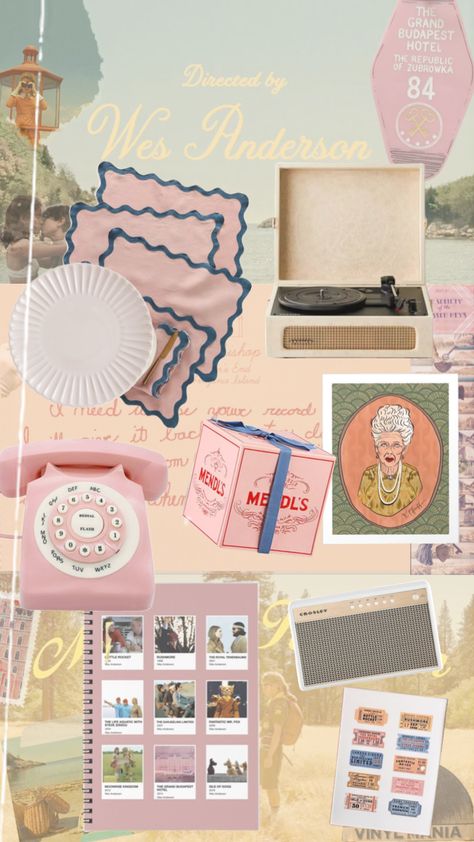 ✨ #wesandersom #wesandersonaesthetic #homedesign #homedecor Wes Anderson Decor, Nye Theme, Wes Anderson Design, Wes Anderson Color Palette, Wes Anderson Wedding, Anderson Aesthetic, Wes Anderson Aesthetic, Wes Anderson Style, Magic Day