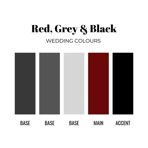 Wedding Colour Palettes, Colors Outfit, Wedding Colors Red, Website Color Palette, Dark Color Palette, Pantone Colour Palettes, Color Design Inspiration, Black Color Palette, Hex Color Palette