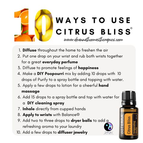 Oregano Benefits, Dottera Oils, Emotional Therapy, Doterra Citrus Bliss, Diy Cleaning Spray, Healing Naturally, Doterra Oils Recipes, Doterra Oil, Doterra Business