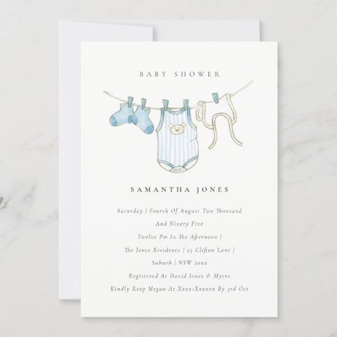 Yellow Baby Shower Invitations, Baby Shower Party Invitations, Baby Boy Shower Party, Baby Shower Yellow, Pregnancy Announcement Cards, Nature Baby Shower, Baby Shower Thank You Cards, Blue Boy