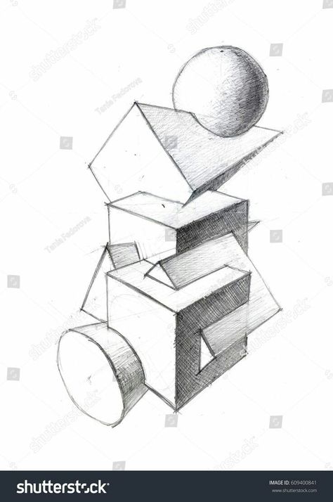 Geometric Figures 3d, Geometric Figures Drawing, 3d Geometric Shapes Drawing, Volume Drawing, White Art Painting, Figure Illustration, Geometric Shapes Drawing, Illustration Geometric, 3d Geometric Shapes