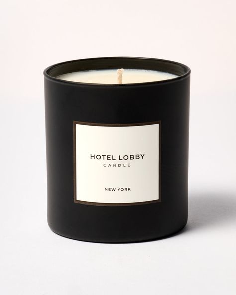 New York Candle | Hotel Lobby Candle Luxury Soy Candles Aestheitc Candles, Hotel Lobby Candle, Black And White Candles, Luxury Candle Brands, Amber Sweet, Family Gift Exchange, Cedar Sage, Expensive Candles, Candle Luxury