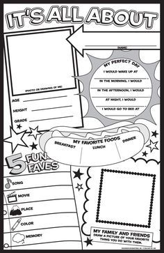 Get to Know Me Ideas | AllAboutMePoster Number Kindergarten, About Me Worksheet, Me Worksheet, About Me Poster, Kindergarten Handwriting, All About Me Poster, All About Me Printable, All About Me Worksheet, About Me Template