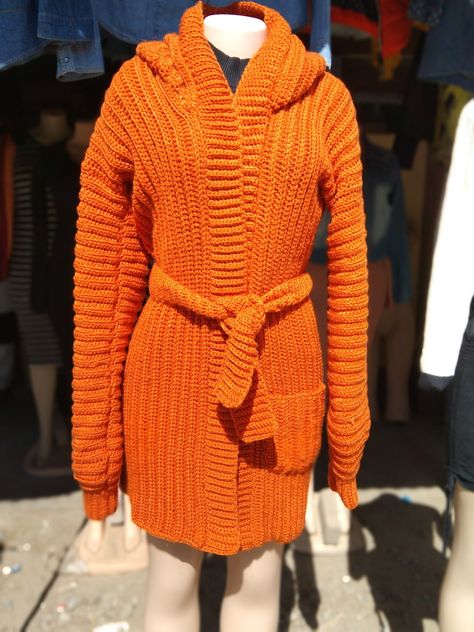 Burnt orange crochet 🧶 cardigan Orange Crochet, Crochet Cardigan, Burnt Orange, Crochet Pattern, Crochet Patterns, Orange, Crochet, Pattern