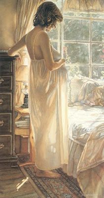 The Watercolour Log: Watercolour Paintings 51 Steve Hanks, Era Victoria, Weight Of The World, Mother Art, Watercolor Artists, Watercolor Artist, American Artists, The Window, Artist Art