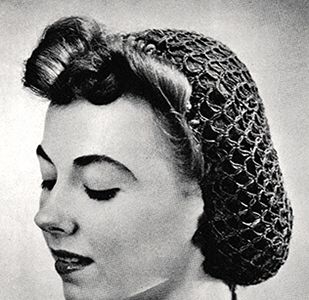 Crochet Hairnet Free Pattern, Snood Pattern, Crochet Snood, Hair Snood, Steel Crochet Hooks, Hair Nets, Crochet Hair Accessories, Vintage Crochet Pattern, Hair Net