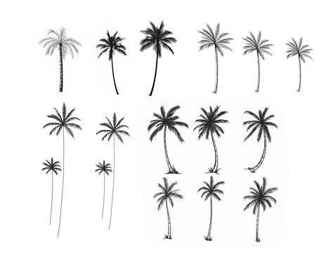 Palm Tattoos, Tree Tattoo Designs, Palm Tree Tattoo, Simple Tattoo Designs, Discreet Tattoos, The Palms, Subtle Tattoos, Great Tattoos, Tree Tattoo