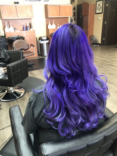 Vivid Purple Hair, Red And Blue Hair, Goddess Locks, Anime Hairstyles, Color Wigs, Cute Haircuts, Peinados Fáciles Para Cabello Corto, Dye My Hair, Anime Hair