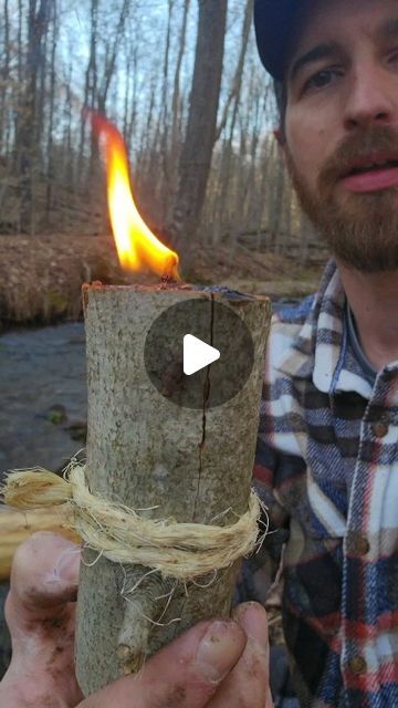 John on Instagram: "Making a bushcraft candle 🔥🪵 burns anywhere from 1 to 3 hours depending on how much resin you have  #bushcraft #survival #outdoorlife #selfreliance #camping #diy #survivalskills #survivaltip #primitiveskills  #primitivetechnology #campinglife #offgrid #offgrifliving #selfsufficiency" Survival Candle, Primitive Candle, Outdoor Hacks, Primitive Technology, Primitive Candles, Camping Hacks Diy, Survival Skills Life Hacks, Survival Techniques, Wilderness Survival