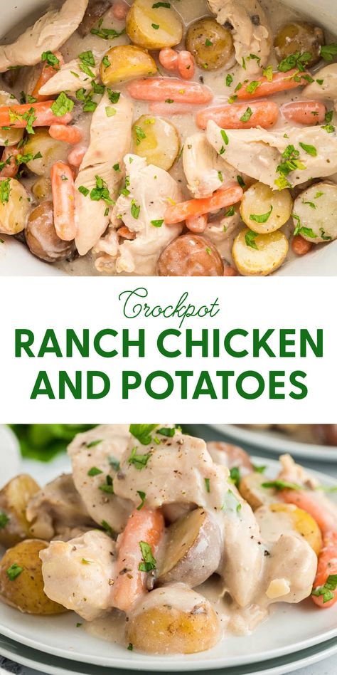 Crock Pot Chicken Ranch Potatoes, Crockpot Chicken Potatoes Carrots Ranch, Crockpot Chicken Ranch Potatoes, Crock Pot Chicken Recipes With Potatoes, Creamy Chicken And Potatoes Crock Pot, Instant Pot Ranch Chicken And Potatoes, Crock Pot Ranch Chicken And Potatoes, Crockpot Chicken Breast And Potatoes, Chicken And Potatoes In Crockpot