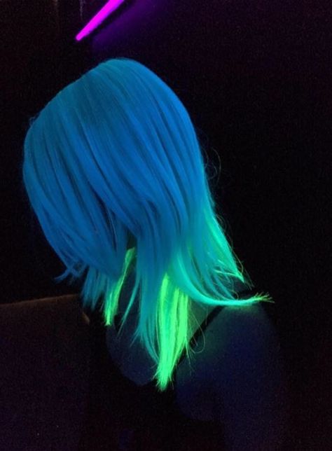 Hair Dye, In The Dark, Dyed Hair, Glow In The Dark, The Darkest, Hair Color, Dye, Hair, Color