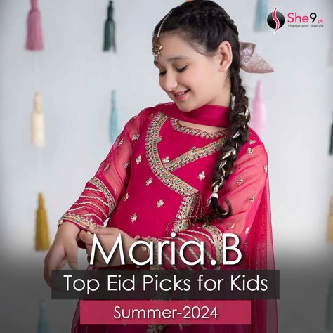 Top Eid Picks for Kids: The Maria B Collection You Can’t Miss She9 https://she9.pk/top-eid-picks-for-kids-the-maria-b-collection-you-cant-miss/ . . . #she9 #kids #Kidsdresses #She9 #MariaB #MariabKids #cute #kid #childhood #She9fashion #mummy #mombaby #motherlove #onlinshopping #She9pk #weddingdressideas #weddingdressshop #weddingdresses #weddinginspiration #mariabofficial #mariabluxurylawn Maria B Collection, Maria B Kids Collection, Maria B, Wedding Dress Shopping, Mothers Love, Mom And Baby, Kids' Dresses, Fashion Blog, For Kids