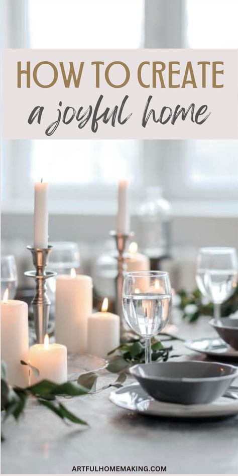 Use these tips to help create a joyful atmosphere in your home. Biblical Minimalism, Homemaking Binder, Homemaker Schedule, Ruth 1, Year Planning, Happy Homemaking, Christian Homemaking, Organizational Ideas, Godly Life