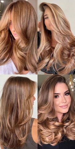 Choosing the Best Brown Hair Shades for Soft, True, and Dark Autumn – Four Seasons Studio True Spring Hair, Brown Hair Spring, True Spring Hair Color, Spring Color Season, Autumn Color Season, Autumn Hair Colors, Hazelnut Hair, Light Spring Palette, Pumpkin Spice Hair