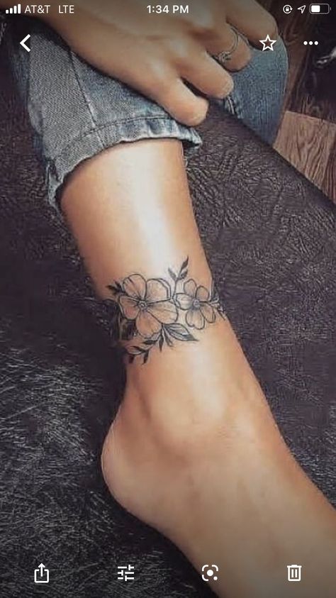 Flower Ankle Tattoos For Women Wrap Around, Wrapped Ankle Tattoos For Women, Around The Ankle Tattoo Wraps, Hibiscus Ankle Tattoos For Women, Hawaiian Ankle Tattoos For Women, Womens Ankle Tattoo, Cute Ankle Tattoos For Women Wrap Around, Above Ankle Tattoos For Women, Big Ankle Tattoos For Women