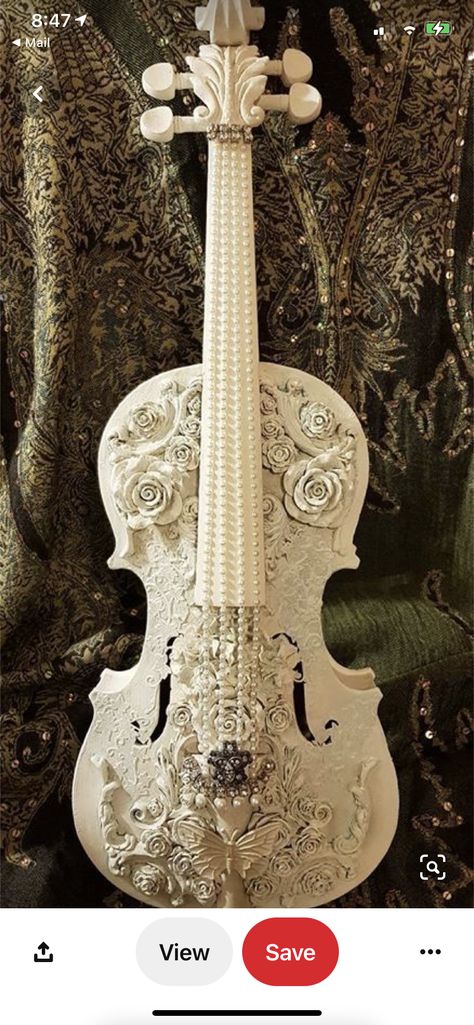 Shabby Chic Violin, Violin Decoration, Violin Photography, Violin Art, Violin Design, Instruments Art, Musical Art, Shabby Chic Decor, Arabesque