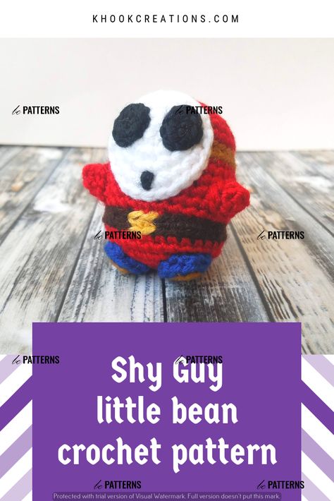 Stylish Crochet Animal Keychain Patterns: Trending Wildlife Wonders Shy Guy Crochet Pattern, Video Game Amigurumi Free Pattern, Pac Man Crochet Free Pattern, Nintendo Amigurumi Free Pattern, Free Nerdy Crochet Patterns, Nerdy Crochet Ideas, Crochet Video Game Characters, Nintendo Crochet Patterns, Super Mario Crochet Patterns Free