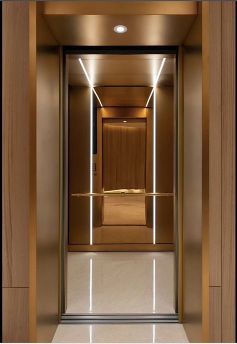 Elevator Lobby Design, Indigenous Design, Lift Lobby, Mirror Interior Design, Elevator Interior, Elevator Lobby, Elevator Design, Bronze Ceiling, Lift Design