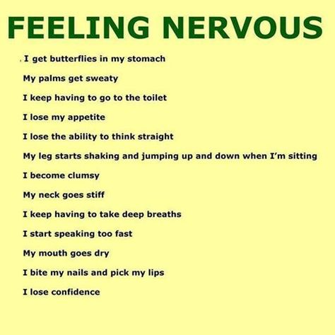 Saying "I am nervous" in different ways. English Is Fun, Feeling Nervous, Verb Words, Esl Vocabulary, Better English, Sensitive Person, Esl Lessons, How To Read People, Highly Sensitive Person