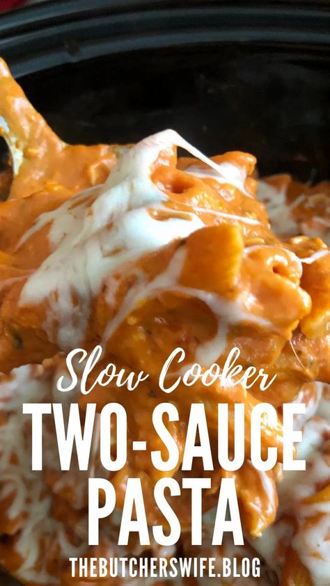 Chicken Alfredo Pasta With Jar Sauce Crock Pot, Slower Cooker Pasta Recipes, Fast Slow Cooker Meals, Chicken Pasta Recipes Red Sauce Crockpot, Crockpot Chicken Raos Sauce, Alfredo Red Sauce Pasta, Crockpot Creamy Pasta, Crockpot Chicken With Red Sauce And Alfredo, Creamy Chicken Pasta Crockpot Rao