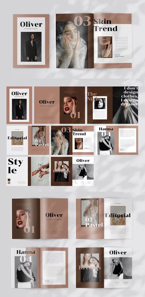 Fashion Magazine Template INDD, IDML. 25 Pages. Magazine Layouts Aesthetic, Aesthetic Indesign Layout, Vogue Magazine Template, Fashion Magazine Layout Design Vogue, Magazine Layout Aesthetic, Magazine Template Aesthetic, Fashion Magazine Layout Design Creative, Fashion Magazine Cover Layout, Magazine Pages Aesthetic