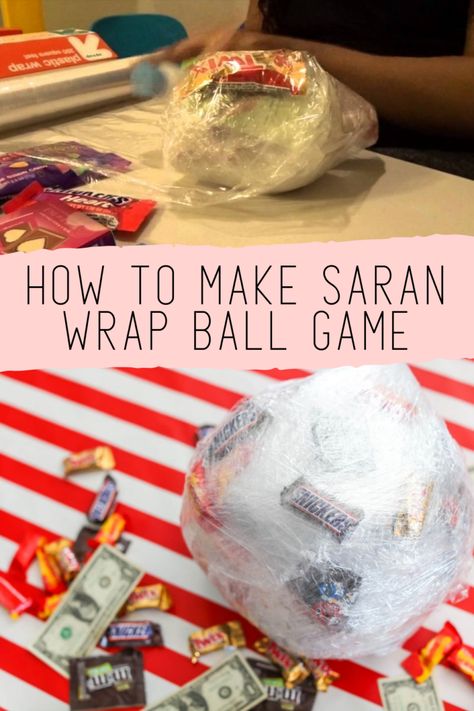 BEST Saran Wrap Ball Game (How To Play This Christmas Game Idea) - Fun Party Pop Items For Saran Wrap Ball Game, Best Christmas Games, Wrap Ball Game, Saran Wrap Game, Saran Wrap Ball, Saran Wrap Ball Game, Ball Pictures, Christmas Eve Games, Pop Christmas