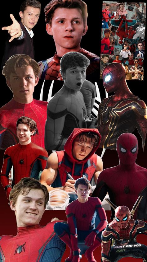 spiderman Tom Holland Tom Hallond, Tom Holland Collage, Tom Holland Aesthetic, Tom Holland Abs, Tom Holland Wallpaper, Spiderman Pfp, Spiderman Wallpapers, Spiderman Tom Holland, Spiderman Tom