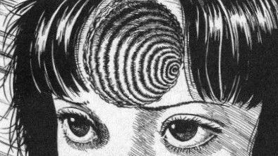 Junji Ito Wallpaper Desktop, Azami Uzumaki, Desktop Wallpaper Black, 1366x768 Wallpaper, Japanese Horror, Horror Themes, Junji Ito, Edgy Wallpaper, Black And White Painting