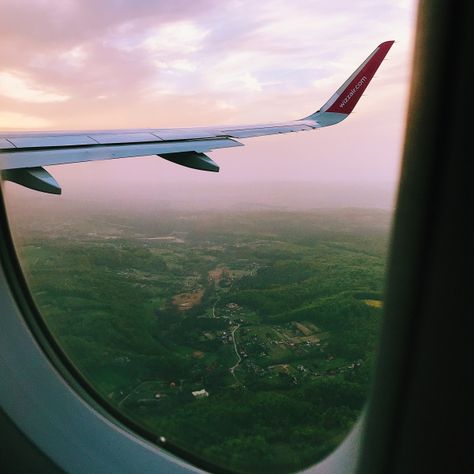 Kendra Syrdal | Thought Catalog Airplane Aesthetic, Online Marriage, Airplane Window, Flight Ticket, Landscaping Company, Green Lawn, Window View, Photography Design, Carry On Bag