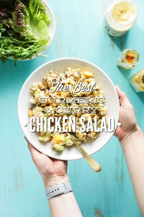 A balance of sweet and savory ingredients come together to make the best curry chicken salad. Gf Df Chicken Salad, Different Types Of Chicken Salad, Chicken Curry Salad Sandwich, Healthy Curry Chicken Salad, Chicken Salad With Curry Powder, Seasonal Produce Guide, Cookout Side Dishes, Vegan Keto Recipes, Best Curry