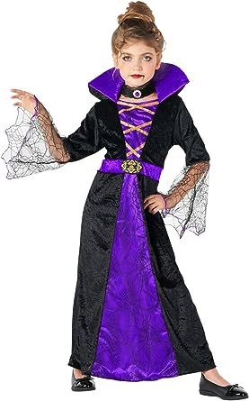 Girls Vampire Halloween Costume, Kids Vampire Costume, Scary Girl Costumes, Vampire Costume Kids, Girls Vampire Costume, Purple Vampire, Girls Vampire, Medieval Queen, Halloween Kids Costumes Girls