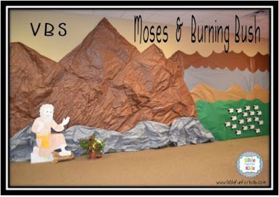 VBS With Haley: Moses and the Burning Bush decorating, ideas and free printables #Biblefun #VBSforkids Heroes Of Faith, Moses Burning Bush, Bulletin Ideas, Daniel In The Lion's Den, Bible Heroes, Daniel And The Lions, Preschool Bulletin, Hebrews 11, Coat Of Many Colors