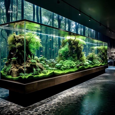 Aqua Infinity Design - AID British Colonial House, Aqua Scaping, Aquarium Garden, Big Aquarium, Amazing Aquariums, Aquascape Design, Fish Tank Design, Aqua Culture, Aquarium Landscape