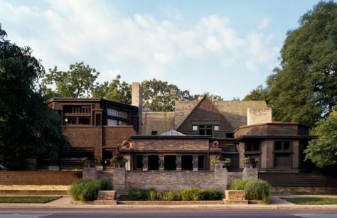 Frank Lloyd Wright Chicago, Robie House, Frank Lloyd Wright Architecture, Frank Lloyd Wright Buildings, Frank Lloyd Wright Homes, Rem Koolhaas, Architecture Landmark, American Architecture, Chicago Architecture