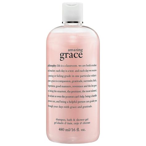 Philosophy Amazing Grace Shampoo, Bath & Shower Gel Philosophy Products, Philosophy Amazing Grace, Bubble Baths, Wine Gift Baskets, Pink Gel, Body Cleanser, Soften Skin, Maquillaje Natural, Bath Shower